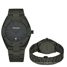 BESSERON 2020 private label mens luxury watch oem japanese movement 316l stainless steel screw back waterproof black men watches